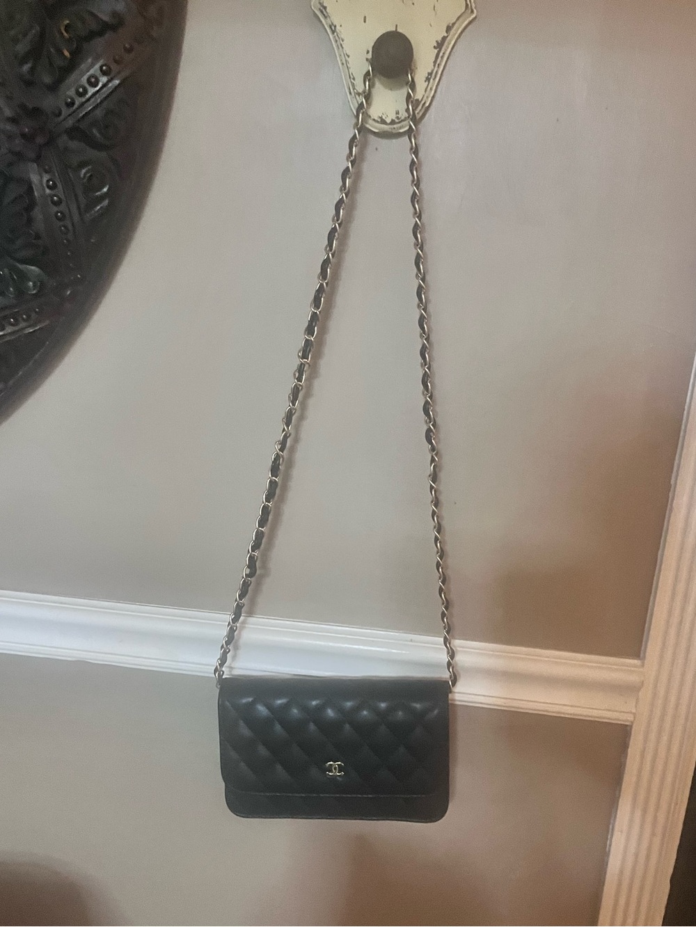 Chanel styled
Quilted Black Leather Crossbody Bag & Wallet Set - Picture 3 of 6